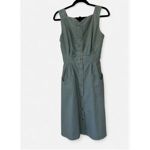 Women's Field Day Green Midi Dress L